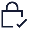 Square Lock Check 01 icon preview