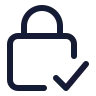 Square Lock Check 01 icon preview