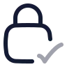 Square Lock Check 01 icon preview