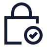 Square Lock Check 02 icon preview