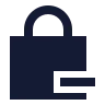 Square Lock Minus 01 icon preview