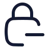 Square Lock Minus 01 icon preview