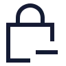 Square Lock Minus 01 icon preview