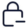 Square Lock Minus 01 icon preview