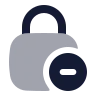 Square Lock Minus 02 icon preview