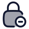 Square Lock Minus 02 icon preview
