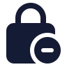 Square Lock Minus 02 icon preview