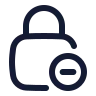 Square Lock Minus 02 icon preview