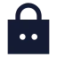 Squarelockpassword icon with solid sharp style