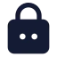 Squarelockpassword icon with solid standard style