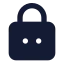 Squarelockpassword icon with solid standard style