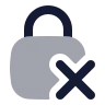 Square Lock Remove 01 icon preview