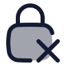 Square Lock Remove 01 icon preview