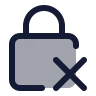 Square Lock Remove 01 icon preview