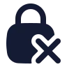 Square Lock Remove 01 icon preview