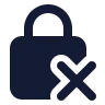 Square Lock Remove 01 icon preview