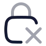 Square Lock Remove 01 icon preview