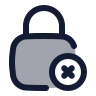 Square Lock Remove 02 icon preview
