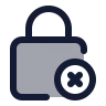 Square Lock Remove 02 icon preview