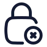 Square Lock Remove 02 icon preview