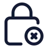 Square Lock Remove 02 icon preview