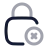 Square Lock Remove 02 icon preview
