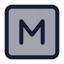 Squarem icon with duotone standard style