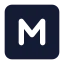 Squarem icon with solid standard style