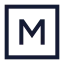 Squarem icon with stroke sharp style