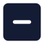 Squareminus icon with solid standard style