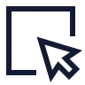 Square Mouse Pointer icon preview
