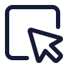 Square Mouse Pointer icon preview