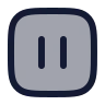 Square Pause icon preview