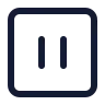 Square Pause icon preview
