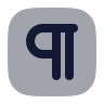 Square Pilcrow icon preview