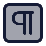 Square Pilcrow icon preview