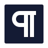 Square Pilcrow icon preview