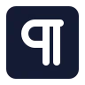 Square Pilcrow icon preview