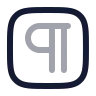 Square Pilcrow icon preview