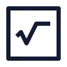 Square Radical icon preview