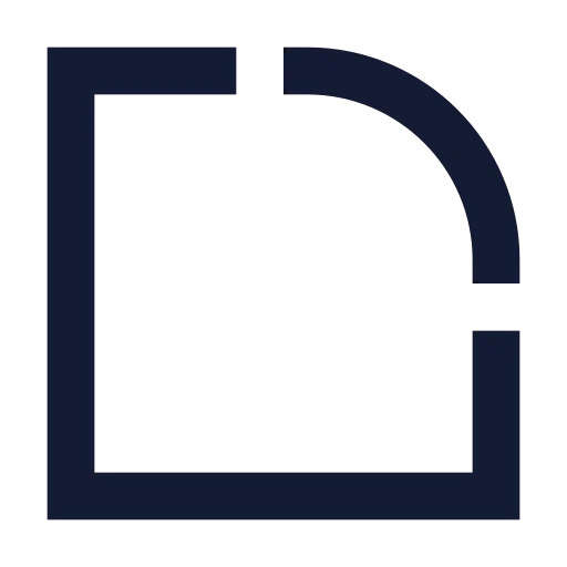 Square Round Corner Icon in Solid Sharp style