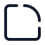 Squareroundcorner icon with stroke standard style