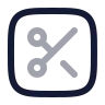 Square Scissors icon preview
