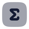 Square Sigma icon preview