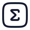 Square Sigma icon preview