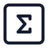Square Sigma icon preview