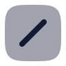 Square Slash icon preview