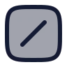 Square Slash icon preview