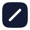 Square Slash icon preview