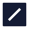 Square Slash icon preview